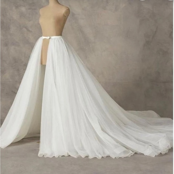 Overskirt detachable white - Picture 1 of 2